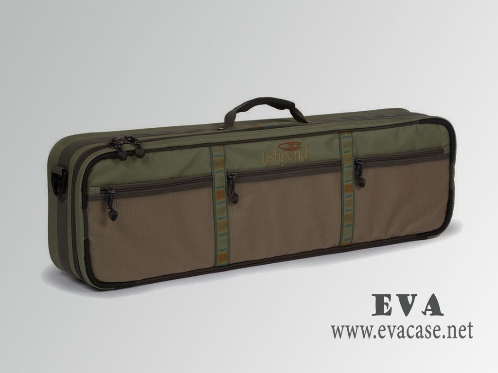 Fishpond hard shell spinning rod and reel travel case with molded